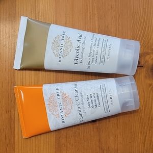 Botanic Tree Vitamin C Cleanser & Glycolic Acid Exfoliating Cleanser